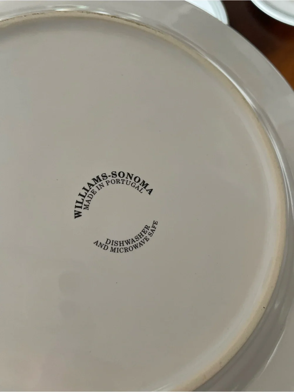 WILLIAMS SONOMA Portugal HERBS SALAD PLATES set of 4 Bay Thyme Cayenne Tarragon
